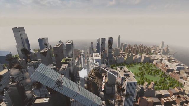 Helicopter attacks and destroys New York | Teardown смотреть онлайн