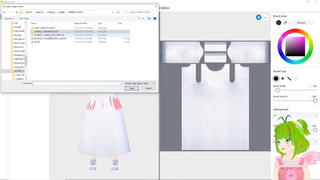 Vroid Studio: 'Layering Clothing Templates' Tutorial! This is such a cool feature! смотреть онлайн