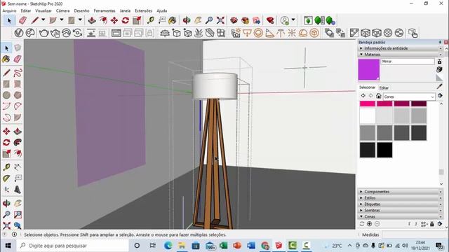 realistic mirror on V Ray for Sketchup [2021] смотреть онлайн