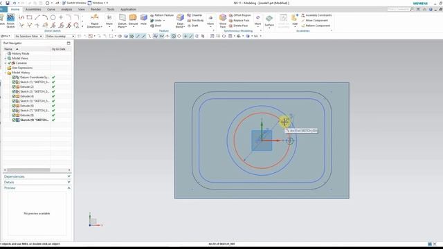 NX 11 Part design 1 смотреть онлайн