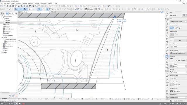 ARCHICAD - Como hacer ventanas curvas con muro cortina смотреть онлайн