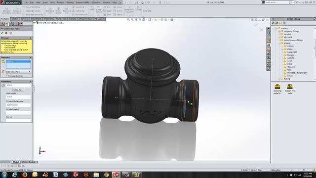 SOLIDWORKS – Routing Component Wizard смотреть онлайн
