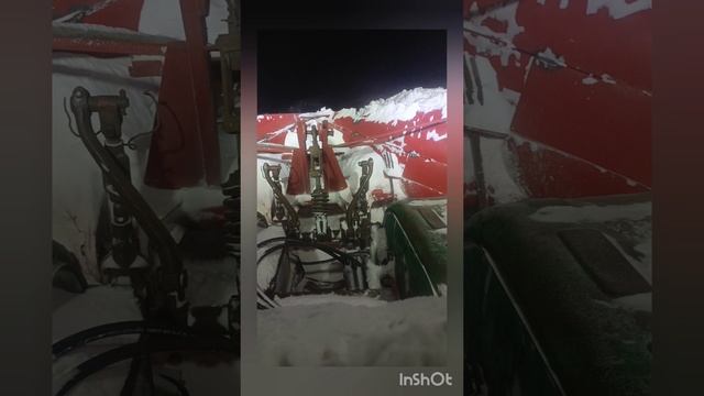 хтз т150 на очистки снега