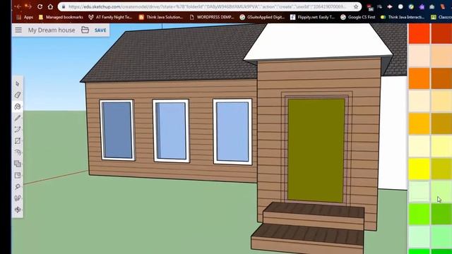 Sketchup For Schools Build Dream HOUSE Tutorial смотреть онлайн