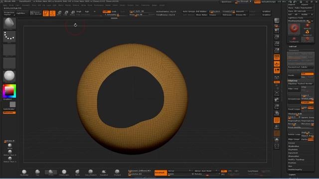 Zbrush - Curve Bridge Tool смотреть онлайн