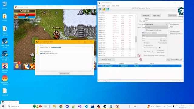MMORPG Bot Construction(01) - Endereços e Ponteiros em Lua no Cheat Engine смотреть онлайн