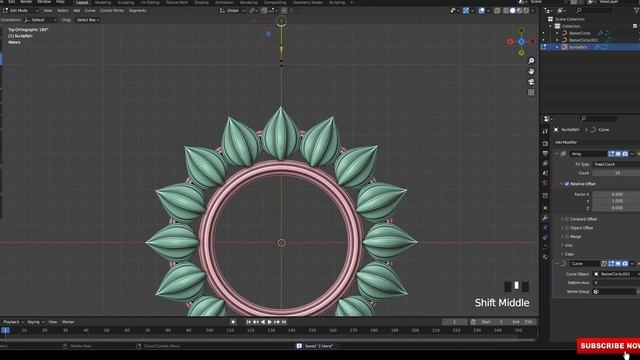 Blender Curve Modeling 3.4 | Blender Tutorial смотреть онлайн