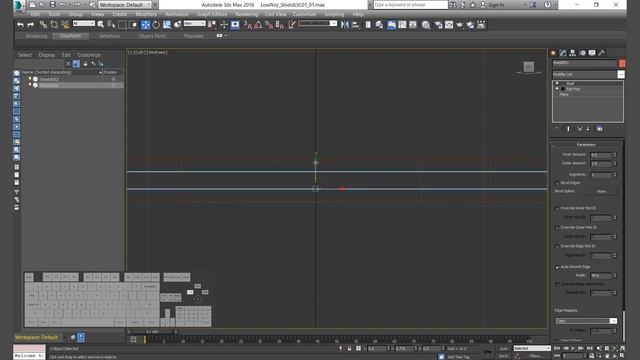 Low Poly SHIELD LVL01 | 01 | Modeling | Chapter02 | Assets| 3DsMax смотреть онлайн