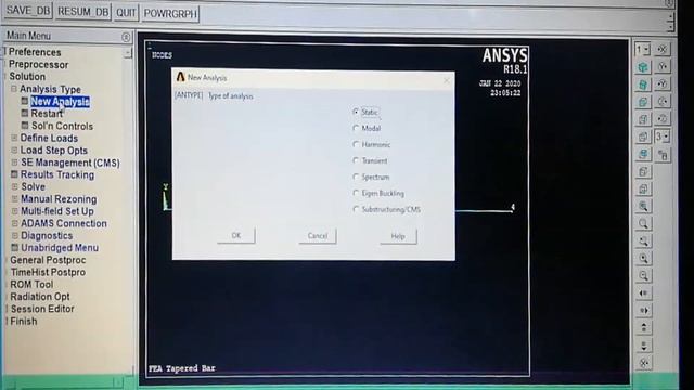 Tapered Bar Analysis | FEA Tapered Bar Tutorial - ANSYS APDL смотреть онлайн