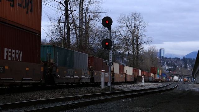 CN, CP and BNSF TRAINS in Metro Vancouver (+3 CitiRails) смотреть онлайн