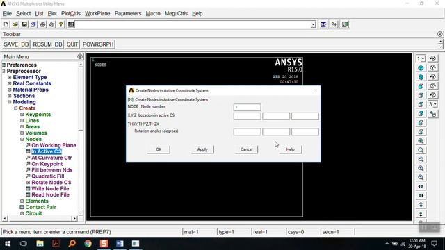 Tapered analysis 1 using ANSYS APDL смотреть онлайн