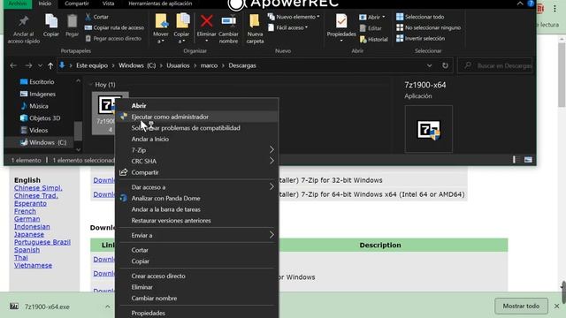 Descaarga 7 ZIP desde la pagina oficial (Tutorialesparati смотреть онлайн