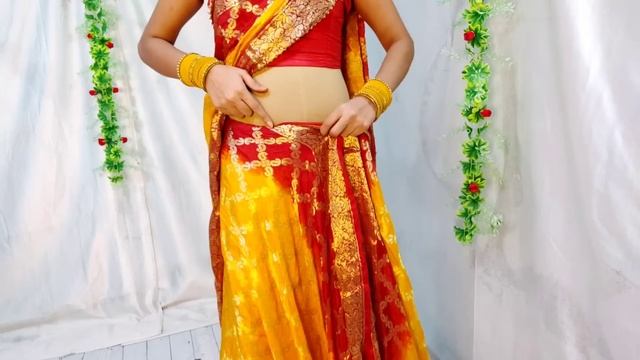 SILK SAREE DRAPING TO LOOK MORE TALL,SLIM & ATTRACTIVE|PERFECTLY DRAPING SILK SAREE TUTORIAL|HINDI смотреть онлайн