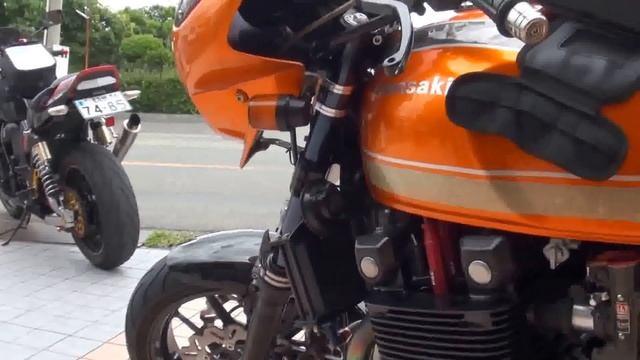 美人ライダー　Kawasaki ZRX1200 DAEG　TRICKSTARサウンドを聞いてね　2016 Kawasaki Ninja H2　1992 Kawasaki Zephyr1100