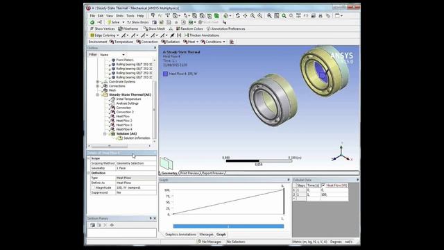 Tutorial ANSYS - Part 5 - Steady-State Thermal Analysis смотреть онлайн
