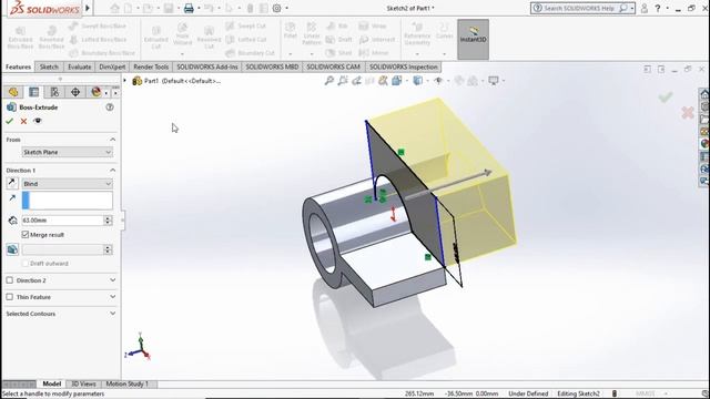 Solidworks Exercise 2 MS Sleeve Bracket смотреть онлайн