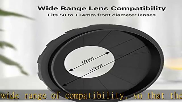 SmallRig Rubber Donut for Lenses with 58-114 Diameter, with Rear Opening for SmallRig Light Matte B смотреть онлайн
