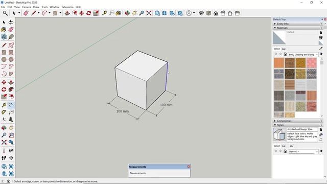 Sketchup How To Enter Dimensions смотреть онлайн