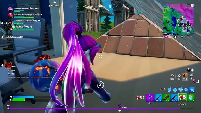 Fortnite Galaxia Skin Warming up again- squad смотреть онлайн