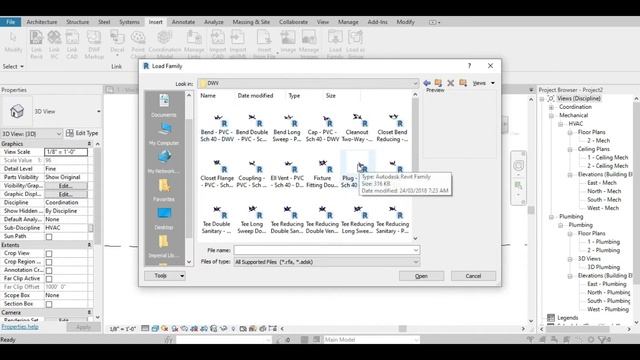 Autodesk Revit Tips And Shortcuts | How To Attach P-Trap To A Drain Pipe смотреть онлайн