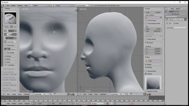 Head Sculpting Practice смотреть онлайн
