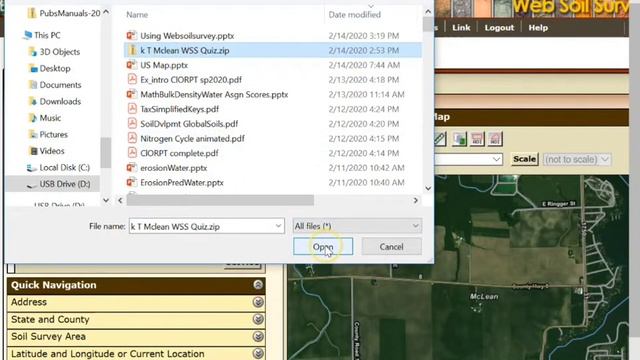 WebSoilSurvey: Import AOI zip file - Windows смотреть онлайн