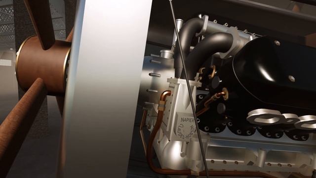 Napier Lion, Westland Limousine III in Belfast hanger (Twinmotion & SketchUp) смотреть онлайн