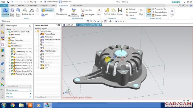 #NX MOLD WIZARD #CORE CAVITY смотреть онлайн