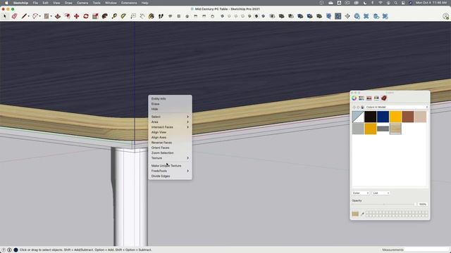 Mid Century PC Table - UV Texturing смотреть онлайн