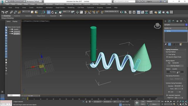 24- Dynamic Objects (Spring & Damper) in 3ds max смотреть онлайн