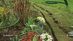 Бордюр КАНТРИ для клумб, приствольных кругов и садовых дорожек - установка