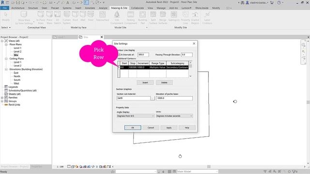 Revit Architecture - Basic terrain settings смотреть онлайн