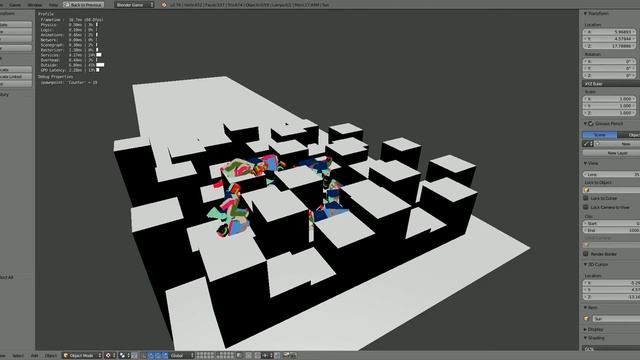 Blender Ge skinned animated ragdoll spawn test смотреть онлайн