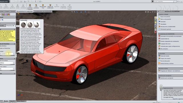 ¿Cómo agregar luces puntuales en SolidWorks PhotoView 360? смотреть онлайн
