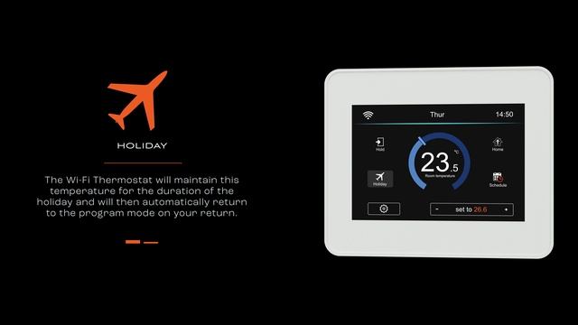 RISE Smart Wi-Fi Thermostat Programming