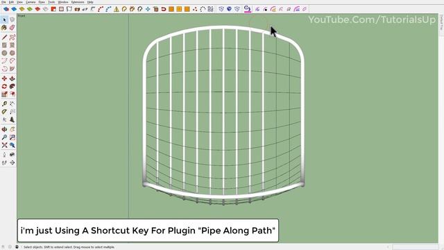 Grid Chair Modeling In SketchUp смотреть онлайн