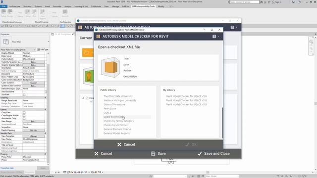Revit Model Checker - Setup
