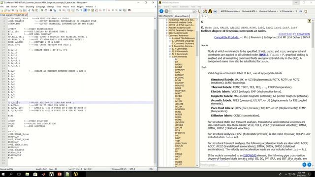 Intro to FEM - Week02-A06 ANSYS APDL Truss 02 смотреть онлайн