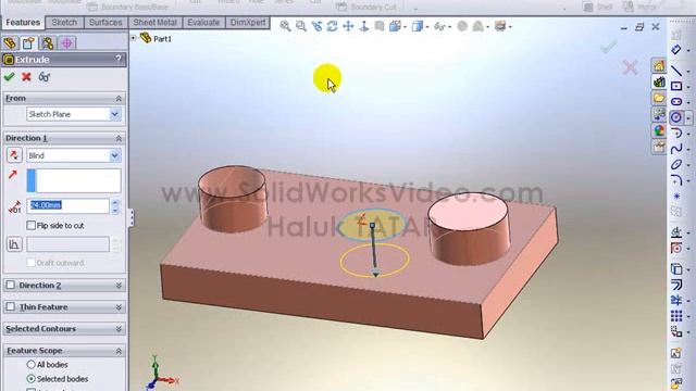 SolidWorks 2011 - 1005--Hide Supress Isolate смотреть онлайн