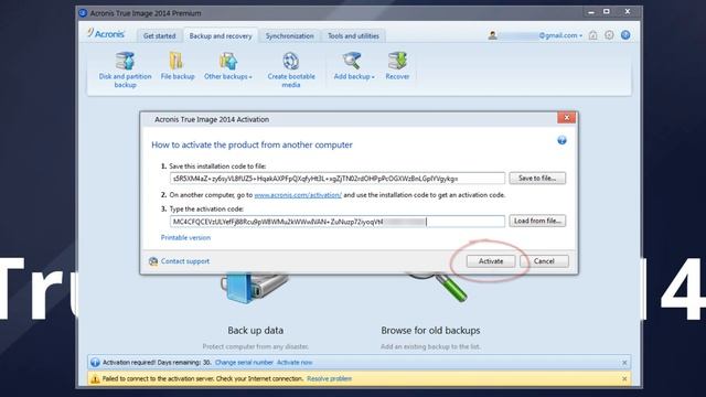 How to activate Acronis True Image 2014 смотреть онлайн