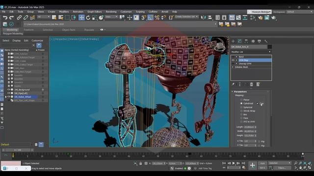 Autodesk 3ds Max 2025 UVW Map ve Unwrap UVW Map Eğitim Seti Tanıtım смотреть онлайн