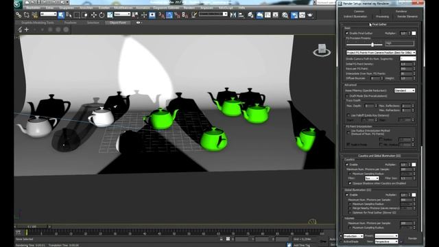 Tutorial #8 3ds Max Scanline-Renderer Mental Ray Iray 2/2 смотреть онлайн