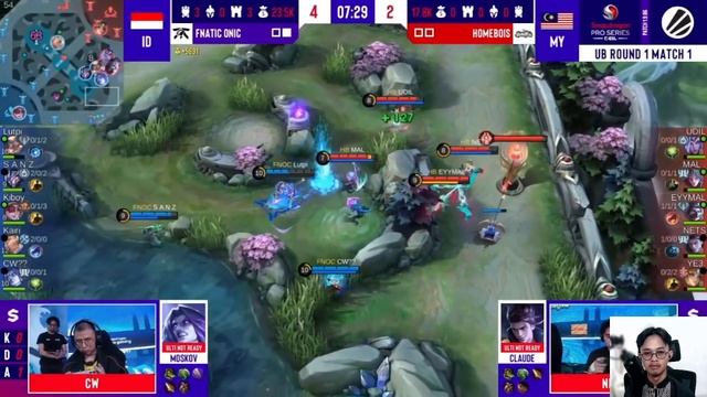 UDIL VS SANZ ADU MENTAL! GAME 2 FNATIC ONIC VS HOMEBOIS PLAYOFF ESL MLBB 2024 смотреть онлайн