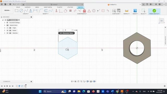 Fusion 360 Nut and Bolt, Tutorial for Beginners смотреть онлайн