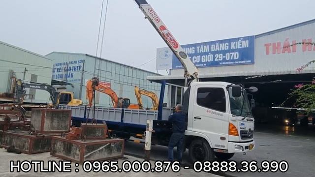 Xe Hino FC 2014 lắp cẩu UNIC 370 3 tấn 4 đốt giá rẻ смотреть онлайн