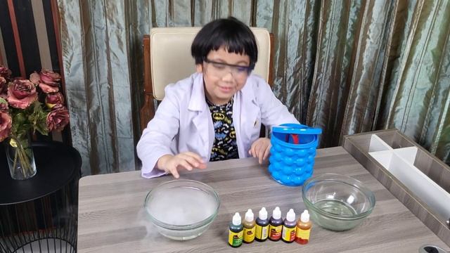 BUBBLE DRY ICE EPIC EXPERIMENTS 🧊| Gande's The Mini Scientist Project смотреть онлайн