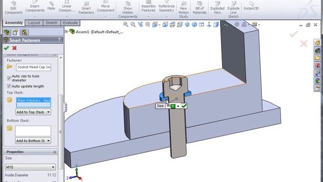 How to insert Smart Fastener and customize top and bottom stack смотреть онлайн