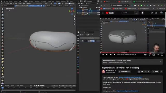 3d Blender DO NUT pt 1.5 смотреть онлайн