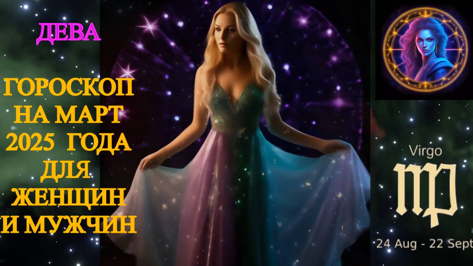 Дева. Гороскоп на март 2025 года для женщин и мужчин. смотреть онлайн