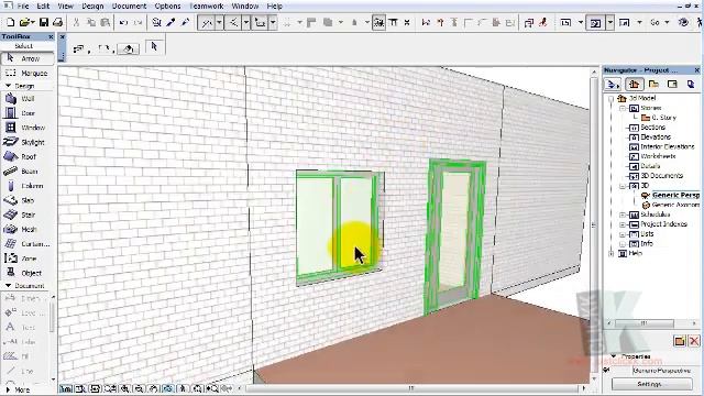 ArchiCAD Lessons 09 - (Fixing Windows) смотреть онлайн
